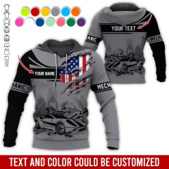 Custom Auto Mechanic Full Color Hoodie - photo 118