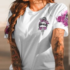 Yes I'm a B Flower Skull All Over Print - photo 2