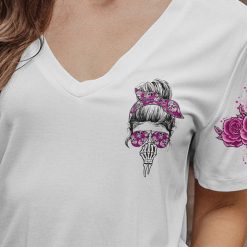 Yes I'm a B Flower Skull All Over Print - photo 4