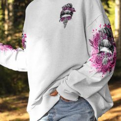 Yes I'm a B Flower Skull All Over Print - photo 6