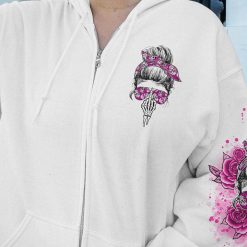 Yes I'm a B Flower Skull All Over Print - photo 9