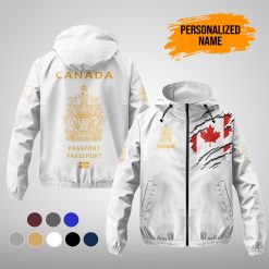 Canada Passport Style Windbreaker Jacket - photo 9