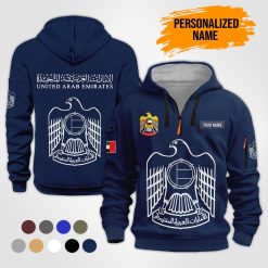 Custom Love UAE 3D Quarter Zip Hoodie - photo 9