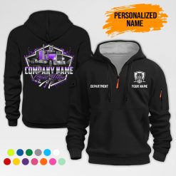 Custom Semi Truck 3D Printed Quarter Zip Hoodie - photo 14