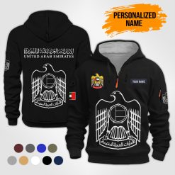Custom Love UAE 3D Quarter Zip Hoodie - photo 10