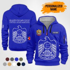 Custom Love UAE 3D Quarter Zip Hoodie - photo 13