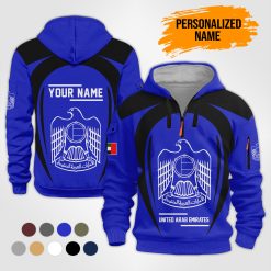 Custom Love UAE 3D Quarter Zip Hoodie - photo 22