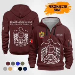 Custom Love UAE 3D Quarter Zip Hoodie - photo 15
