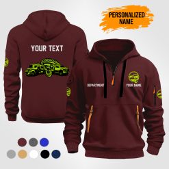 Custom Tow Truck Quarter Zip Hoodie - photo 11