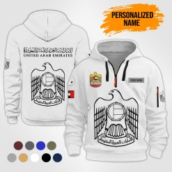 Custom Love UAE 3D Quarter Zip Hoodie - photo 16