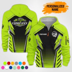 Custom Love Tow Truck Quarter Zip Hoodie - photo 14