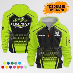 Custom Tow Truck 3D Quarter Zip Hoodie - photo 16