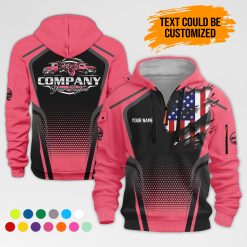 Custom Tow Truck 3D Quarter Zip Hoodie - photo 14
