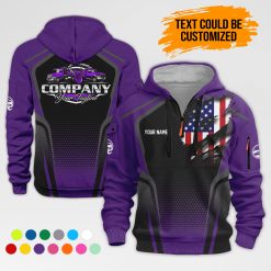 Custom Tow Truck 3D Quarter Zip Hoodie - photo 15