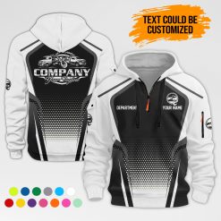 Custom Tow Truck 3D Quarter Zip Hoodie - photo 15