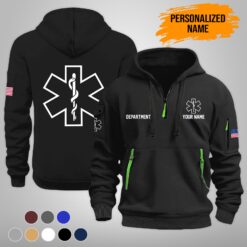 Custom EMS 3D Quarter Zip Hoodie T - photo 2
