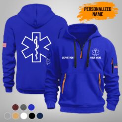Custom EMS 3D Quarter Zip Hoodie T - photo 5