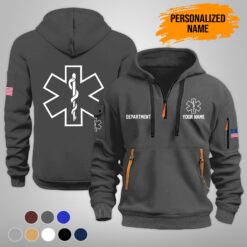 Custom EMS 3D Quarter Zip Hoodie T - photo 6