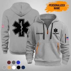 Custom EMS Quarter-Zip Hoodie - photo 4