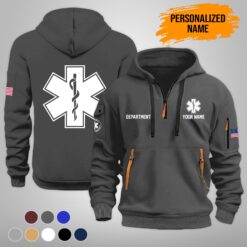 Custom EMS Quarter-Zip Hoodie - photo 6