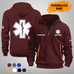 Custom EMS Quarter-Zip Hoodie - photo 7