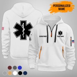 Custom EMS Quarter-Zip Hoodie - photo 8