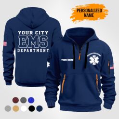Custom EMS 2D Quarter Zip Hoodie - photo 2