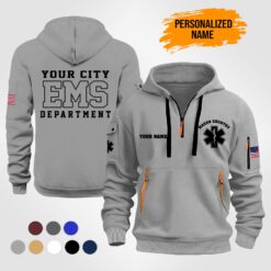 Custom EMS 2D Quarter Zip Hoodie - photo 6