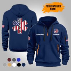 Custom EMS 2D Quarter Zip Hoodie