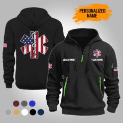 Custom EMS 2D Quarter Zip Hoodie - photo 2