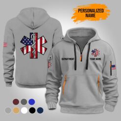 Custom EMS 2D Quarter Zip Hoodie - photo 4