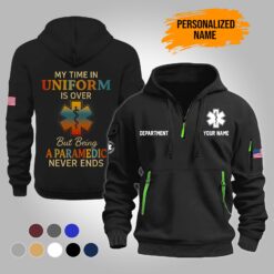 Custom EMS 3D Quarter Zip Hoodie
