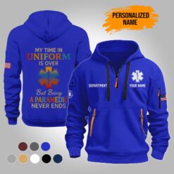 Custom EMS 3D Quarter Zip Hoodie - photo 5