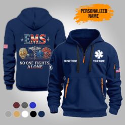 Custom EMS 3D Quarter Zip Hoodie - photo 2