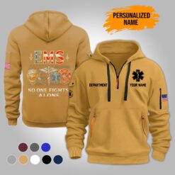Custom EMS 3D Quarter Zip Hoodie - photo 3