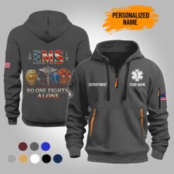 Custom EMS 3D Quarter Zip Hoodie - photo 6