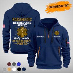 Custom EMS 3D Quarter Zip Hoodie