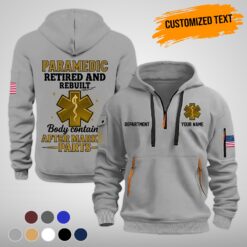 Custom EMS 3D Quarter Zip Hoodie - photo 6