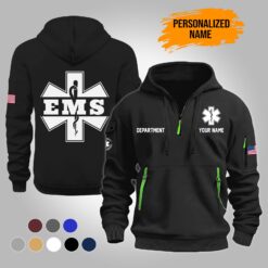 Custom EMS 2D Quarter Zip Hoodie - photo 2