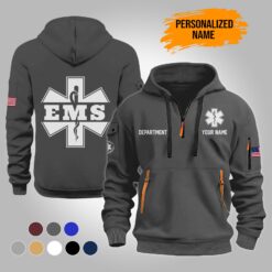 Custom EMS 2D Quarter Zip Hoodie - photo 6
