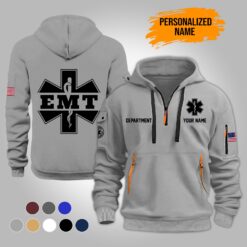 Custom EMT 2D Quarter Zip Hoodie - photo 4