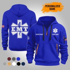 Custom EMT 2D Quarter Zip Hoodie - photo 5
