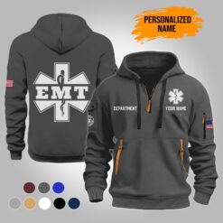 Custom EMT 2D Quarter Zip Hoodie - photo 6