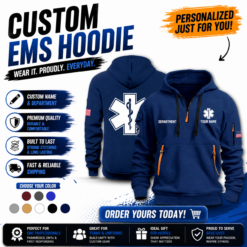 Custom EMS Quarter-Zip Hoodie - photo 9