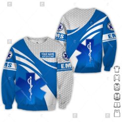 Custom Department EMS 3D Hoodie - photo 4