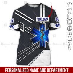 Custom Department EMS 3D Hoodie
