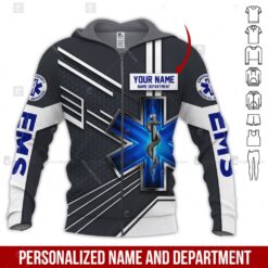 Custom Department EMS 3D Hoodie - photo 6