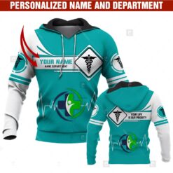 Custom Department EMS 3D Hoodie - photo 3