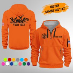 Custom Love Hunting 3D Quarter Zip Hoodie - photo 14