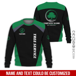Tree Service Personalized Quarter Zip Hoodie - photo 28